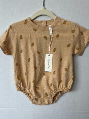 Baby - 0-3M - NWT Rylee + Cru Relaxed Bubble Romper in Pineapple